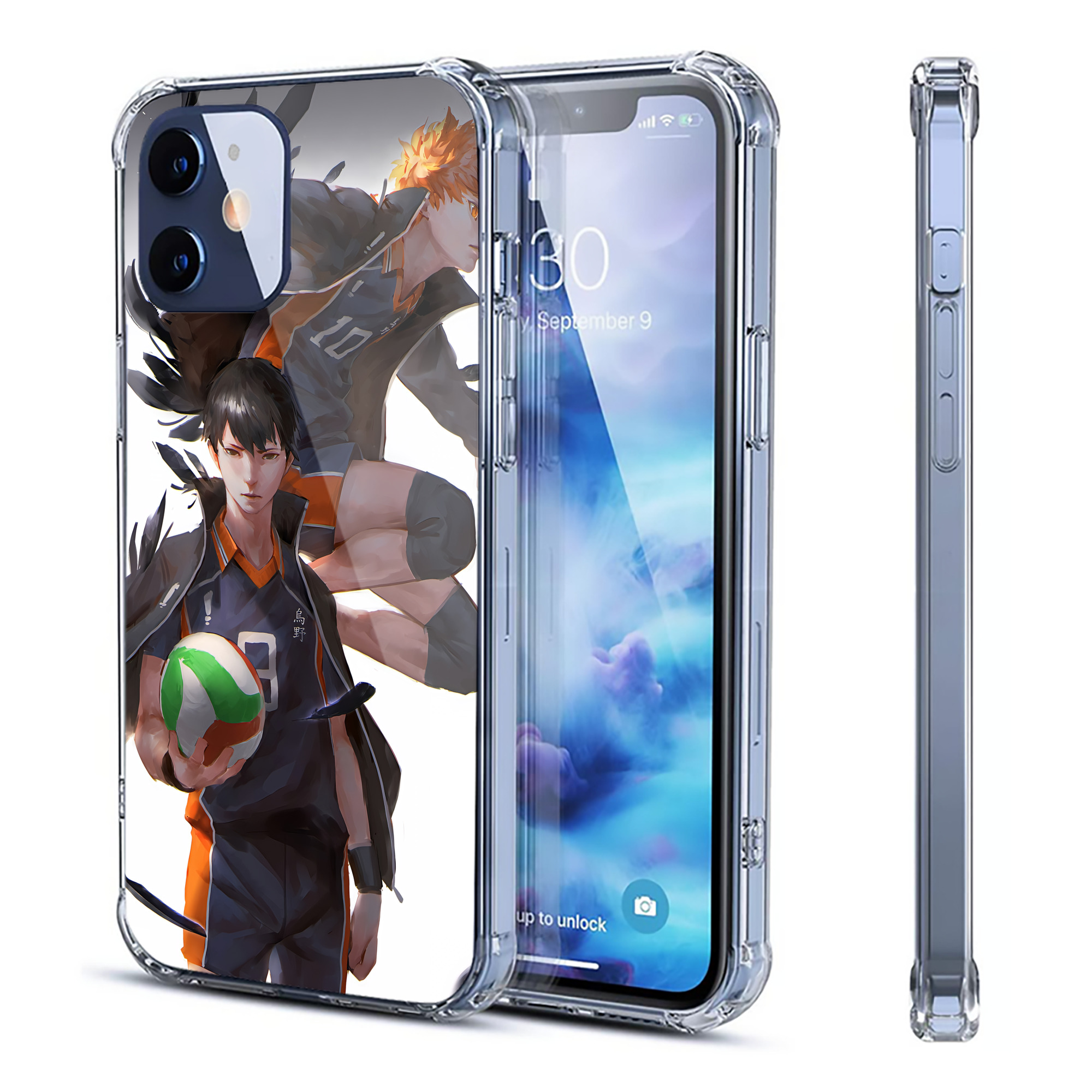 （画像用） ハイキュー!! Haikyu!! 【iPhone 12シリーズ対応】透明スマホケース（クリアソフトケース）